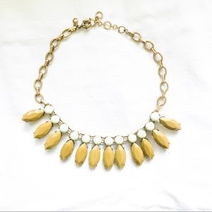 J.Crew Olive and Mint Statement Necklace